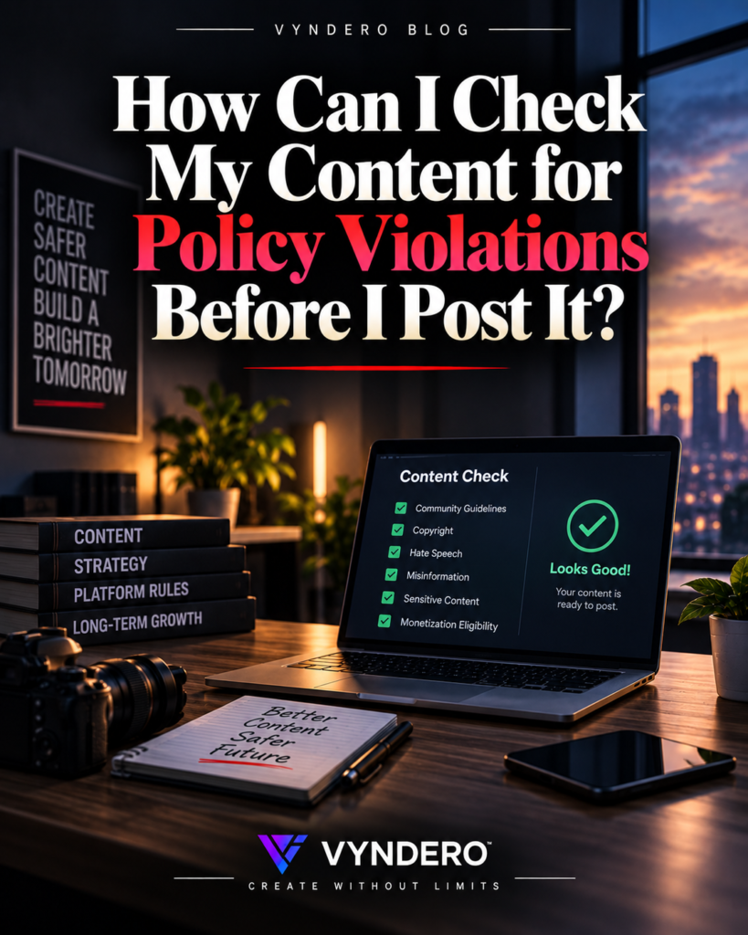 How Can I Check My Content for Policy Violations Before I Post It?