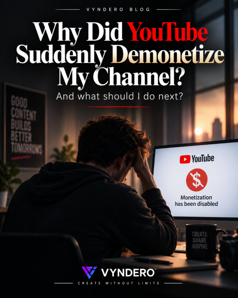 Why Did YouTube Suddenly Demonetize My Channel?